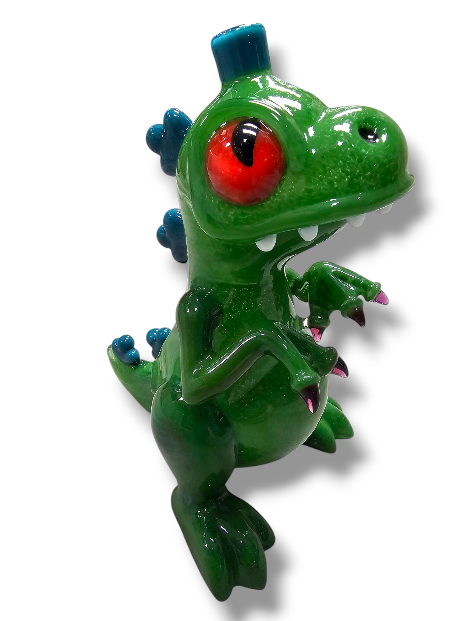 Baby Reptar Dry Pipe by Jsmart Glass