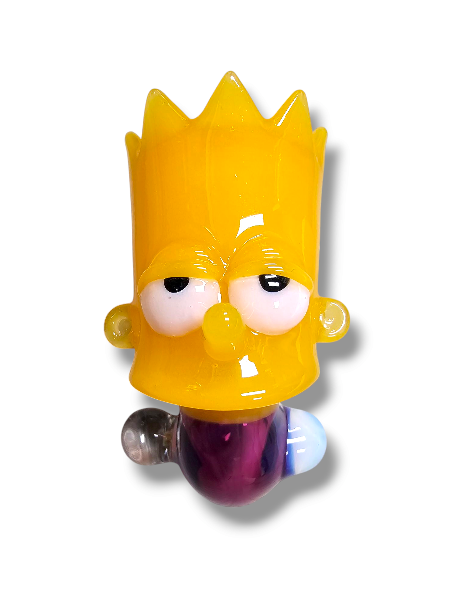 Bart Simpson Sherlock Dry Pipe by Jsmart Glass