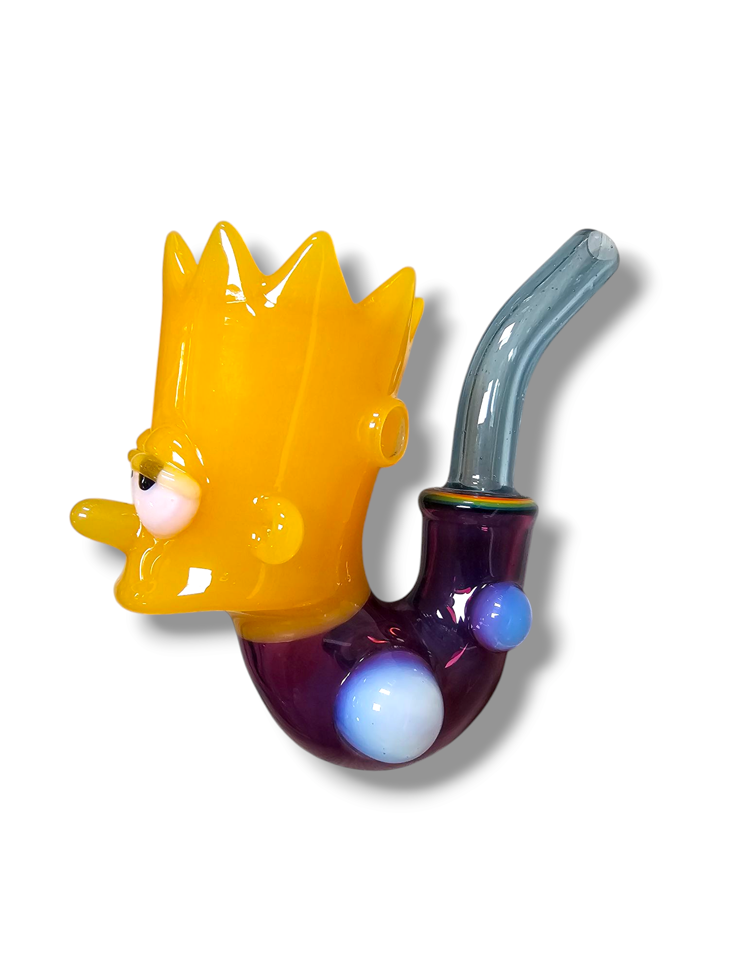 Bart Simpson Sherlock Dry Pipe by Jsmart Glass - Image 3