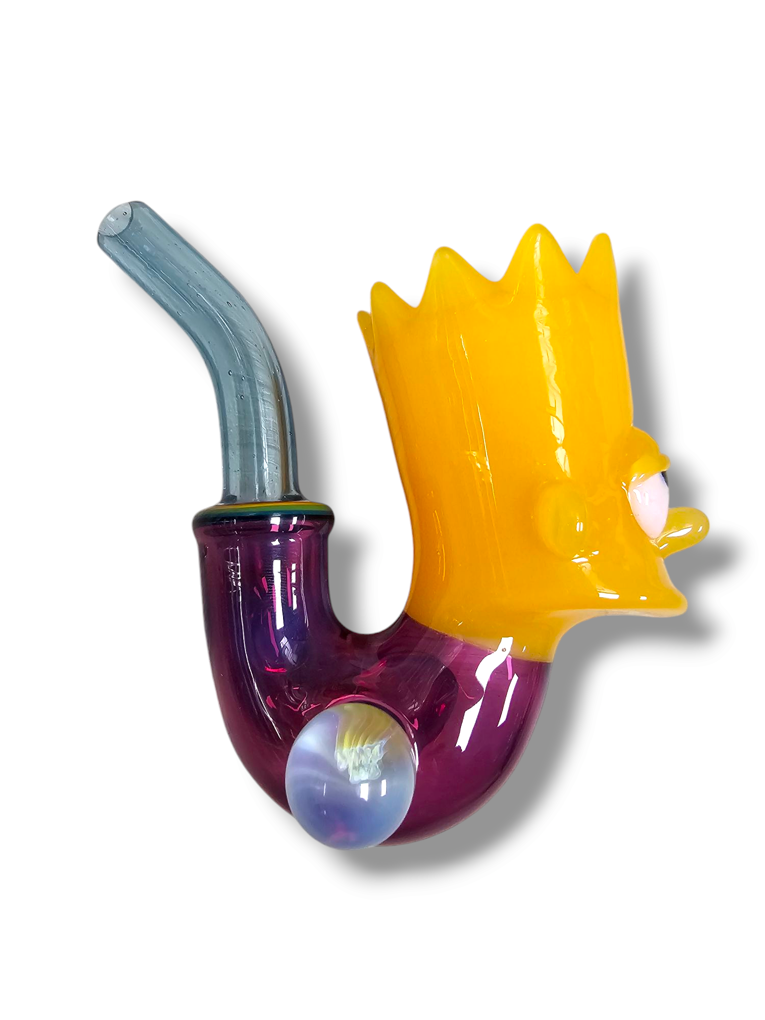Bart Simpson Sherlock Dry Pipe by Jsmart Glass - Image 2