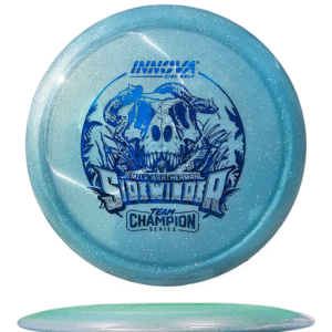 Moondust Champion Sidewinder Emily Weatherman 2025 Tour Series- Light Blue with Silver Flakes and and Blue Pebble Holo Foil